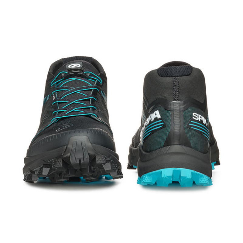 Scarpa Spin ST Men's Fell Running Shoe in Black/Azure-6